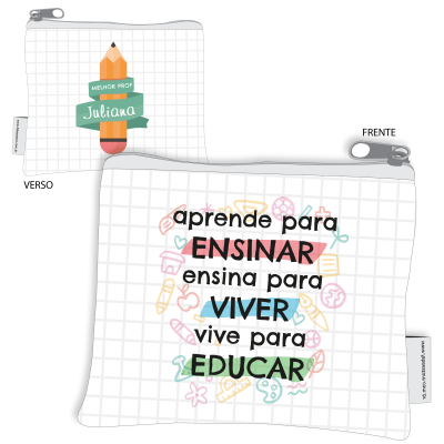Mini Necessaire Dia dos Professores