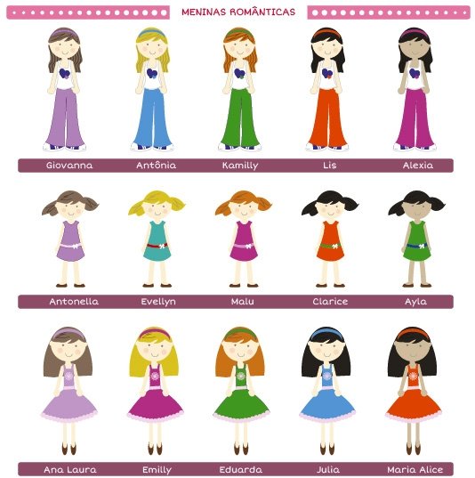 Guia Personaliza&ccedil;&atilde;o Meninas Romanticas Fabee 1
